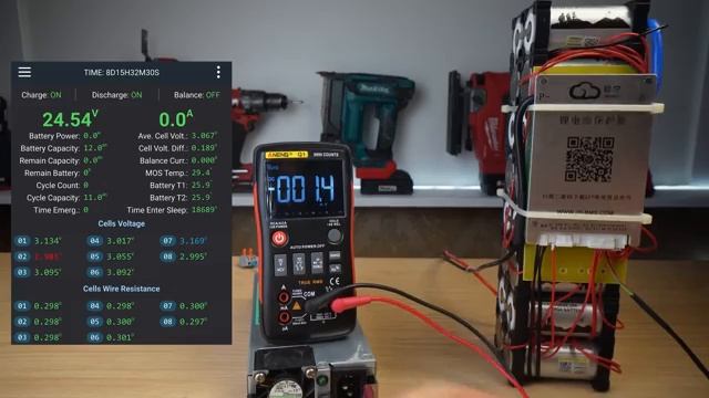 Как работает умная BMS JK-BD4A8S4P 4S-8S c активным балансиром LiFePo4 Синий Эльф get.gt