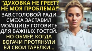 Истории из жизни|Зав.столовой заставил мойщицу готовить|Аудио рассказы|Жизненные истории