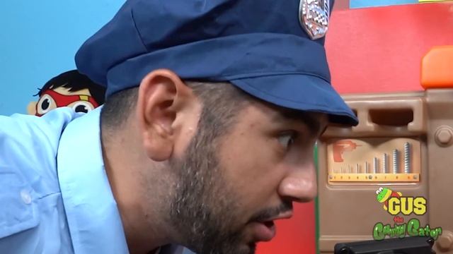 Pretend Play Police Help Gus The Gummy Gator Learn Good Habits For Kids