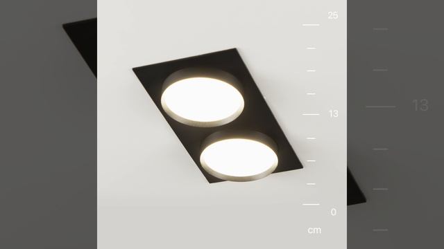 Светильник Maytoni Hoop DL086-02-GX53-SQ-B