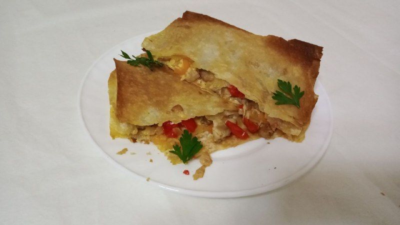 Острая кесадилья в духовке