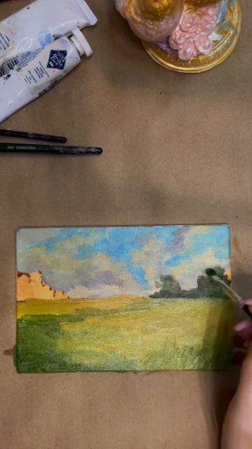 Пейзаж маслом