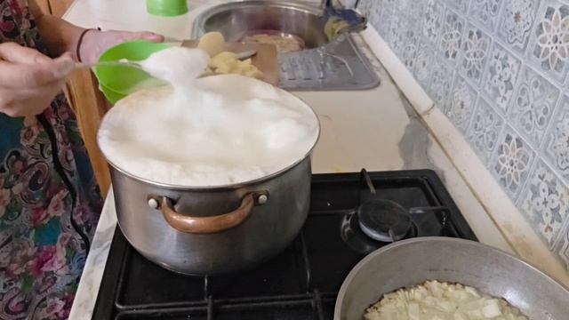 фкусная минутка-лепешки на завтрак, гороховый фирменный и примерка огромных лифоноф