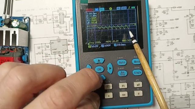 302. Измерительные КУРСОРЫ осциллографа DSO2512G Просто и наглядно    14-07