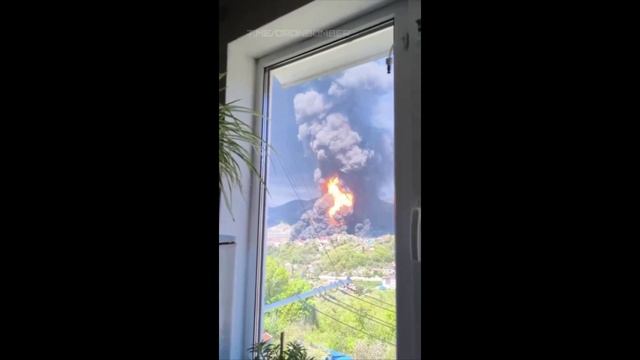 ГОРИТ ТУАПСЕ. КРИПОВОЕ ВИДЕО.