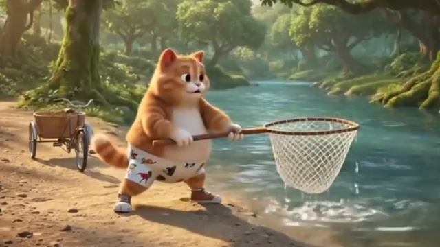 Мультфильм: Кот похищает подружку Ослика на велосипеде  Смешной мультфильм  Мама мультяшек