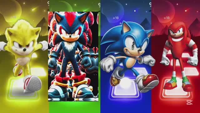 СОНИК И ТЕНЬ ШЕДОУ ТАНЦУЮТ ПОД МУЗЫКУ 💥 КРУТАЯ БИТВА ГЕРОЕВ 🏃💨