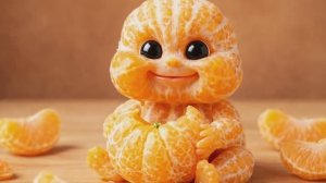 Милые или жутковатые? Фруктовые малыши, кусающие фрукты 🍊👶 Необычно приятное ASMR-эффект
