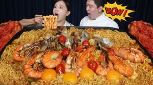 АСМР ЕДА КОРЕЯ | МУКБАНГ | РАМЕН С МЕДОМ
