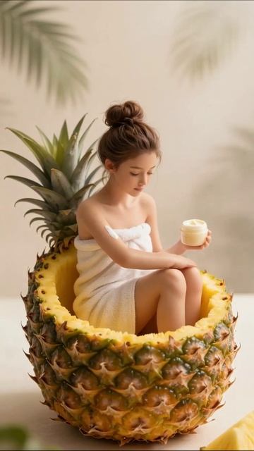 Девушка в ананасе: уникальный способ ухода за кожей красота ананас
