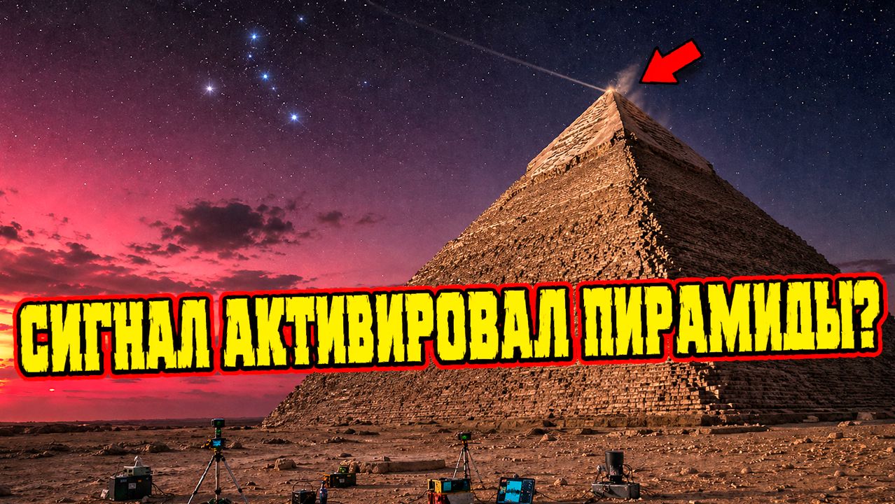 Сигнал с созвездия Орион вызвал резонанс в Пирамиде Хеопса?