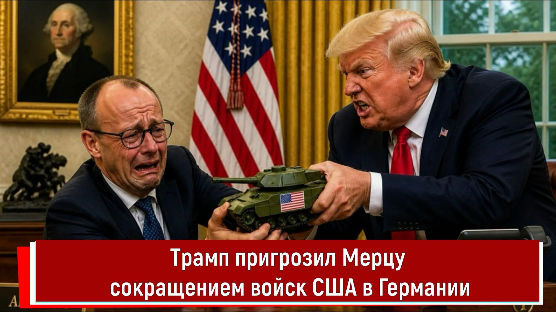 Трамп пригрозил Мерцу сокращением войск США в Германии