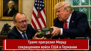 Трамп пригрозил Мерцу сокращением войск США в Германии