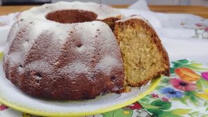 Пасхальный кекс с лимонной цедрой и ванилью - нежное сливочное тесто, сухофрукты и пудра 😊🍰