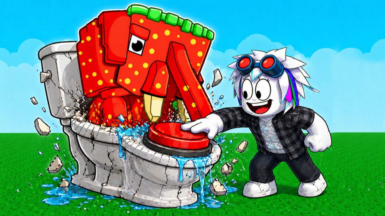 ДОСТАНЬ БРЕЙНРОТА ИЗ УНИТАЗА в РОБЛОКСЕ! ROBLOX Flush For Brainrots