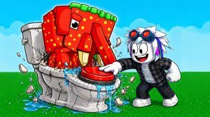 ДОСТАНЬ БРЕЙНРОТА ИЗ УНИТАЗА в РОБЛОКСЕ! ROBLOX Flush For Brainrots