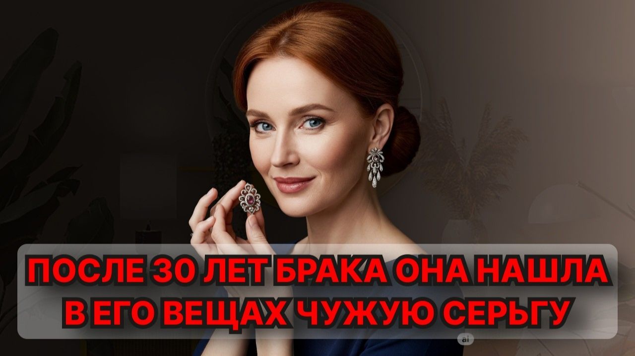 После 30 лет брака она нашла в его вещах чужую серьгу Жизненные истории у камина