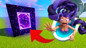 Портал Poppy Playtime x Лили Ловербрейдс Туалет! Minecraft