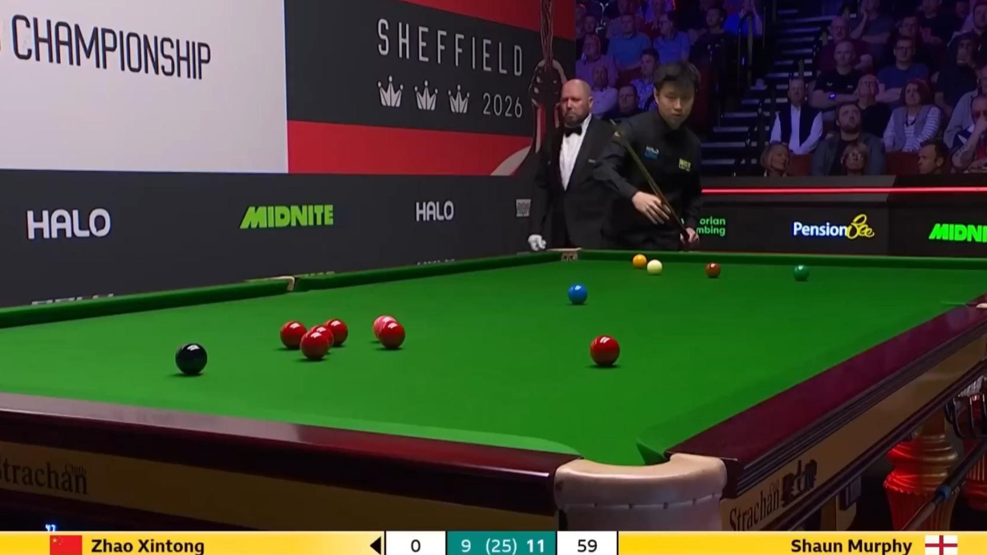 Снукер.  Шон Мерфи против Чжао Синьтуна . 1/4 финала .Halo World Championship 2026