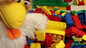 24 HOUR CHALLENGE ! Giant Lego Boxfort House Tour with Gus the Gummy Gator  !