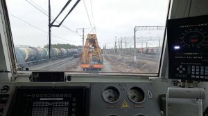 Поездка с рабочим поездом на ЭП1