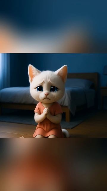 🐾🍏 Первый урок любопытного котенка | Анимационный короткометражный фильм часть 1