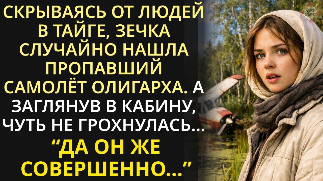 Придя на лесное озеро за уловом, зечка случайно нашла пропавший самолет олигарха. А когда заглянула