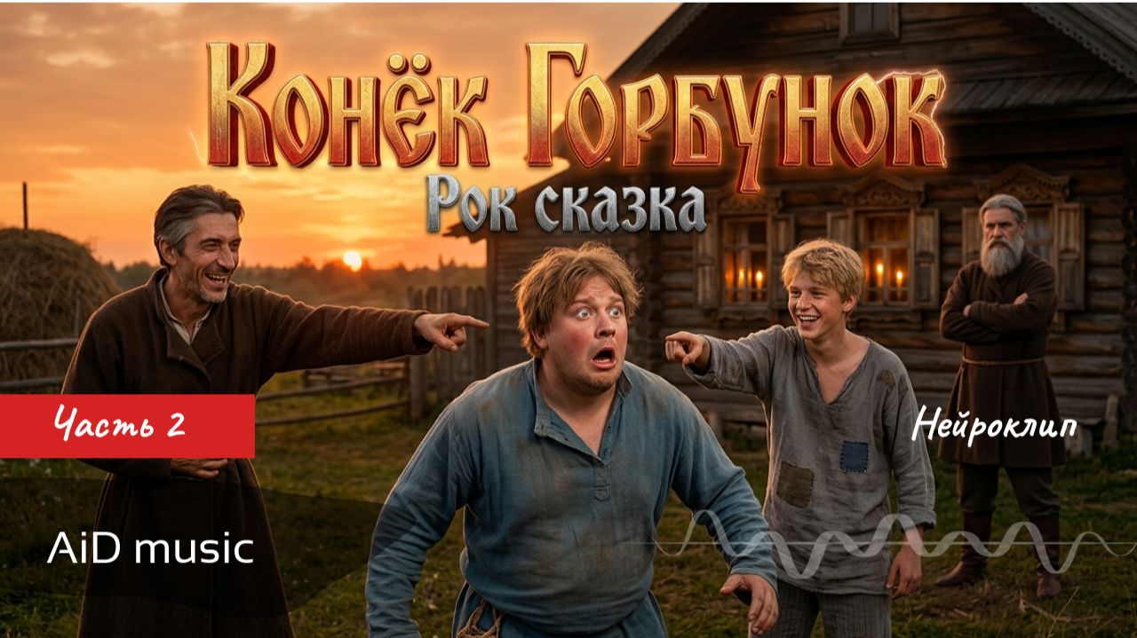 Конёк-Горбунок  Рок сказка часть 2 о верном друге и царе-дураке  Сказка Ершова в метал-обработке