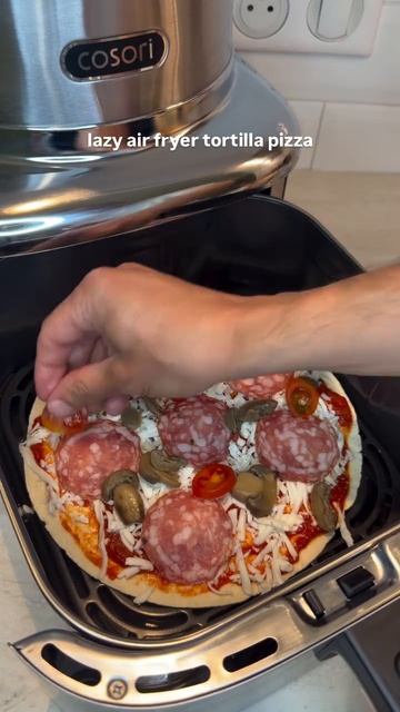 ленивая пицца в аэрогриле