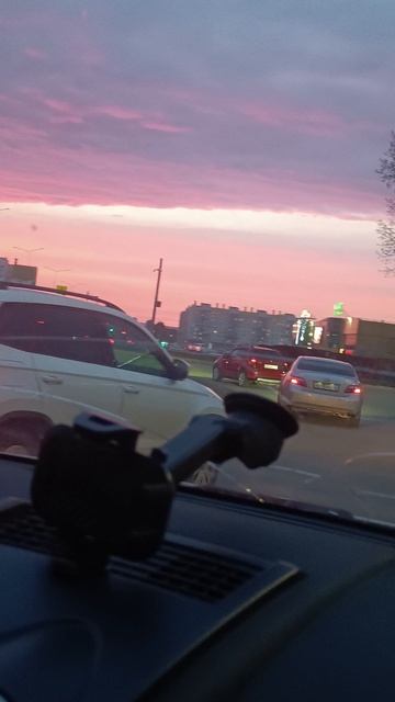 апрельский закат в Нижнекамске