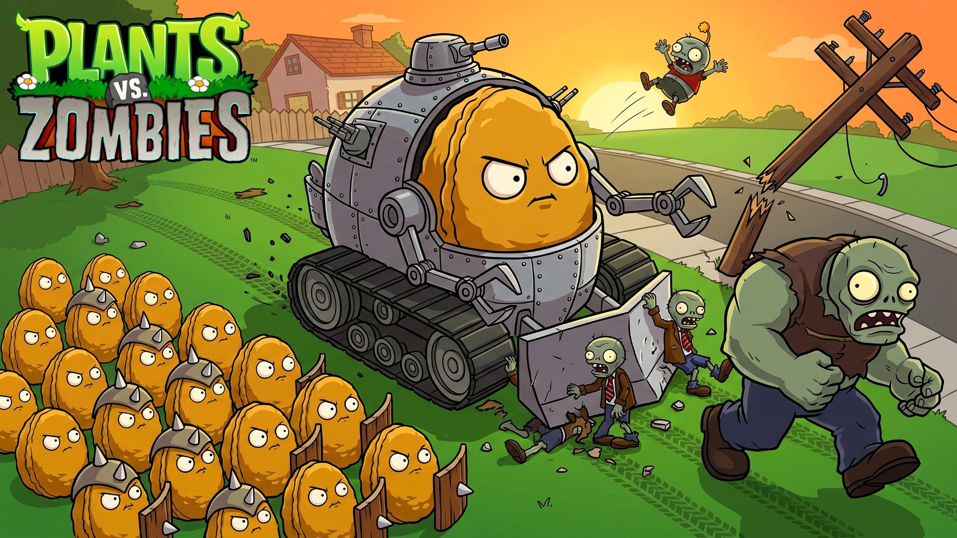 Зомби против растений Hybrid Grafted PVZ FUSION EXPANDED MOD Plants Vs Zombies-2