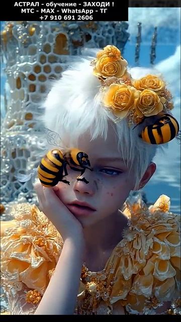 Красивая медовая девушка. Астральное фэнтези. Невероятное #невероятное #чудо #необычный #фантастика