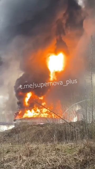 Момент утреннего удара ВСУк по ЛПДС Пермь и последующий пожар !!!