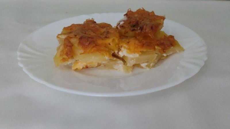Настоящий картофельный гратен с сыром по-французски