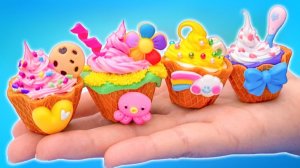 Крошечные лакомства, большое веселье! Десерты своими руками для кукол 🌈