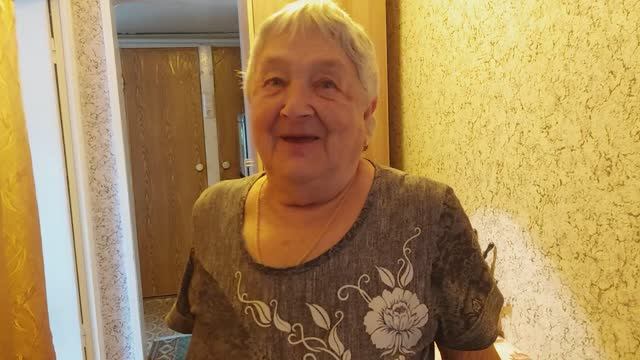 Навестили Олесю Андреевну.