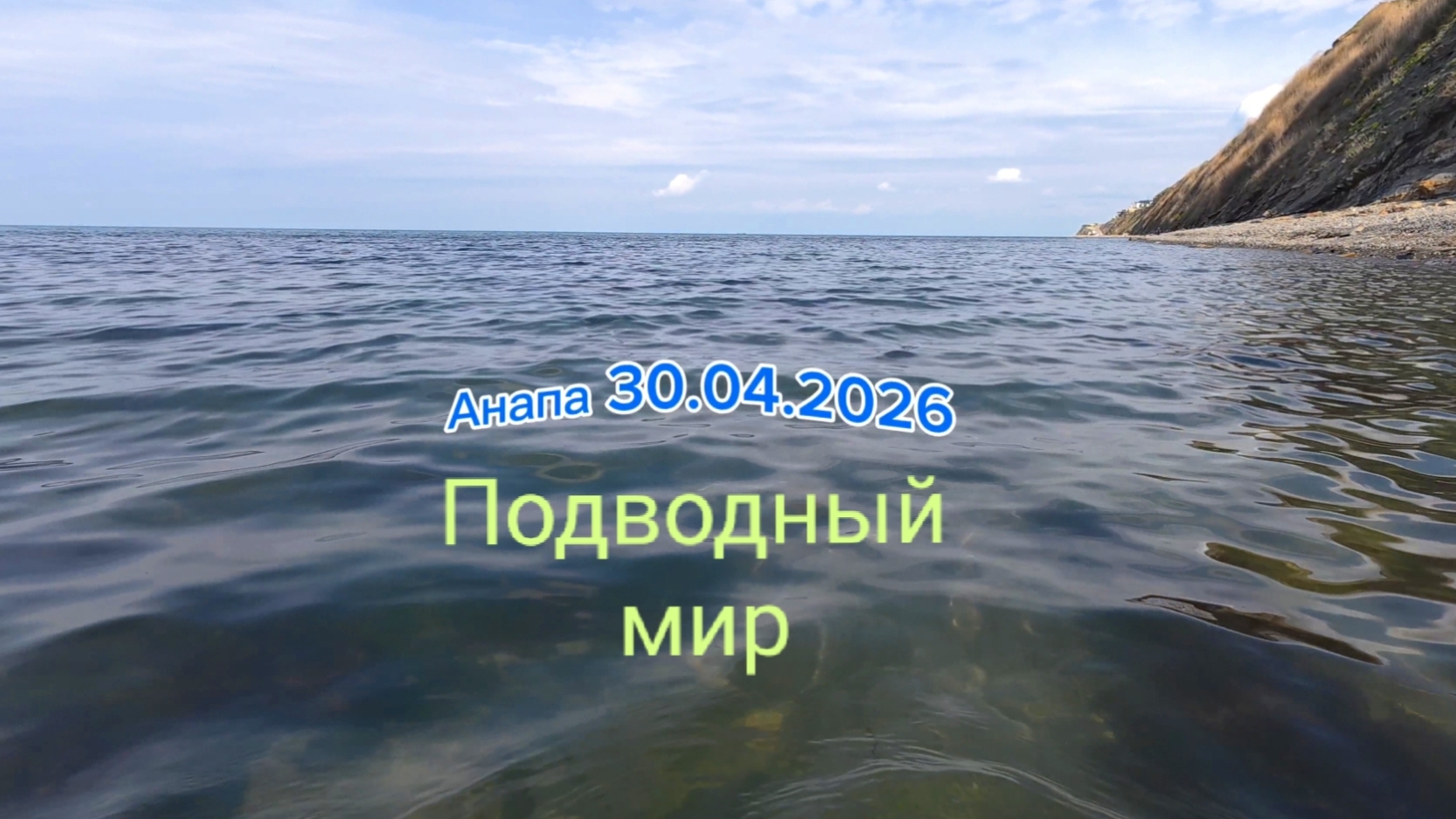 Анапа 30.04.2026 Подводный мир