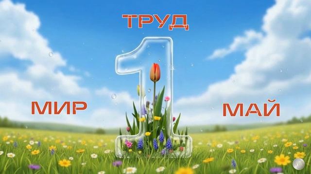 Видео-открытка к 1 мая Праздник весны и труда