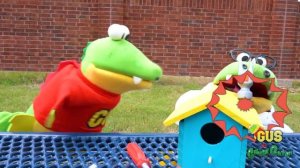 Learning Manners with Pretend Play Spiderman and Gus the Gummy Gator