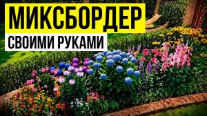 Как Оформить Миксбордер из Многолетников СВОИМИ РУКАМИ