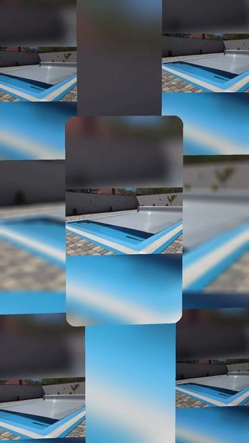 Жалюзи для бассейна светло серый поликарбонат и сматывающее устройство СЗ-6 производства Хоббипул