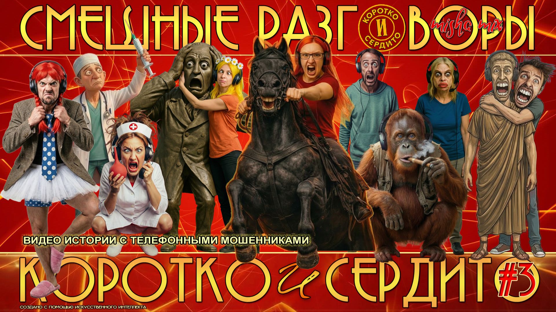 Коротко и сердито. Выпуск 3. Смешные разговоры с телефонными мошенниками.
