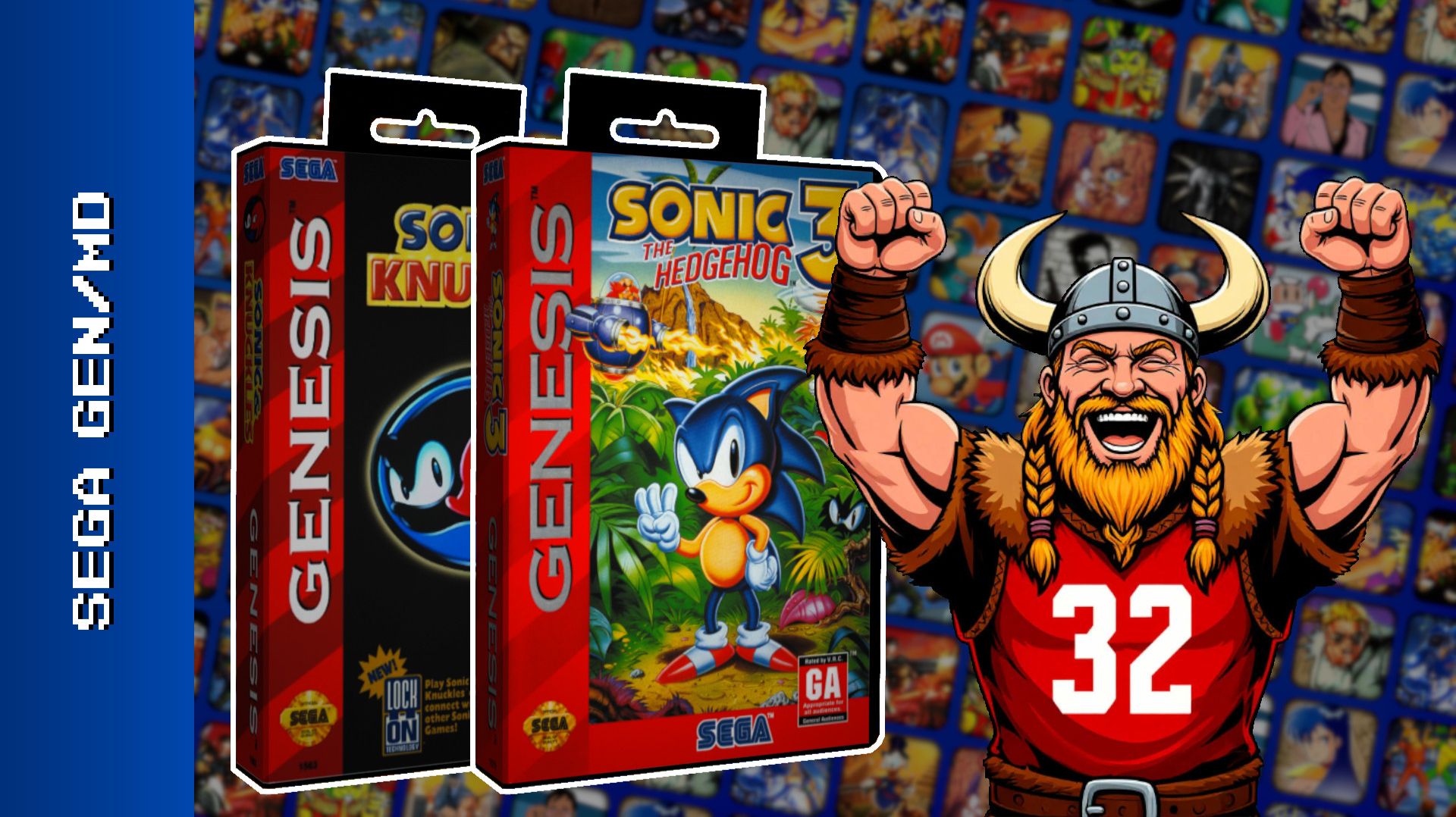 🥳Беовульфу 32!🥳 Играем в Sonic 3 & Knuckles [Sega Gen/MD] | Праздничный стрим🎂