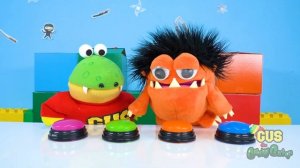 DON'T Push The Wrong Button Challenge with Gus the Gummy Gator