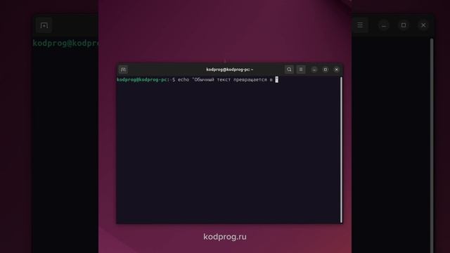 RGB текст в терминале Linux