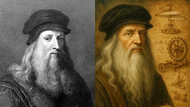Леонардо да Винчи: Универсальный человек, который расписал потолок и изобрёл вертолёт за 400 лет