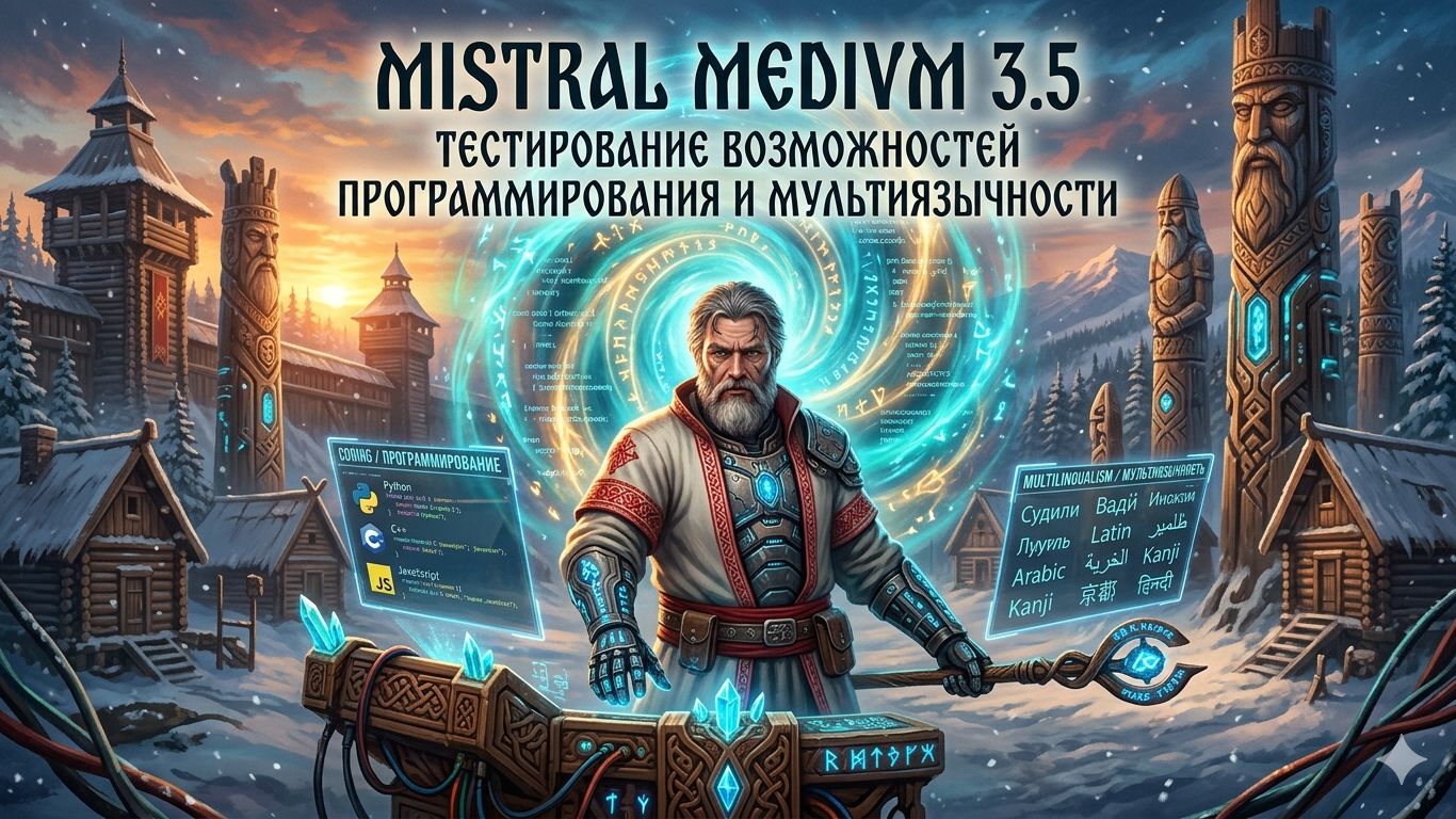 ⚔️ Единая Кузня: Обзор нейросети Mistral Medium 3.5 на 128 млрд
