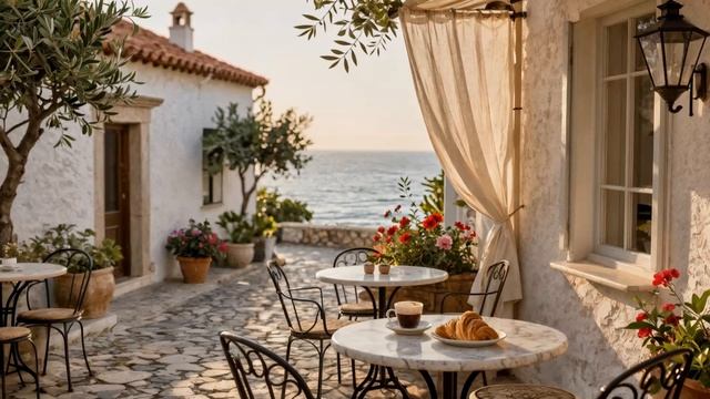 Уютное утро у моря  джаз и атмосфера спокойствия