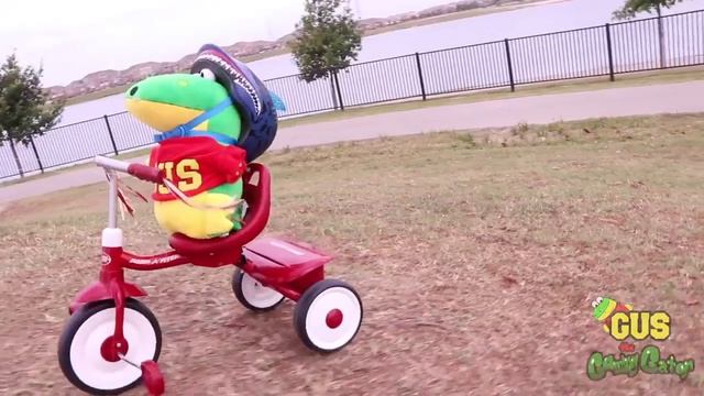 Playing At The Park Kids Playground! Family Fun With Slides, Swings And Ride On Cars