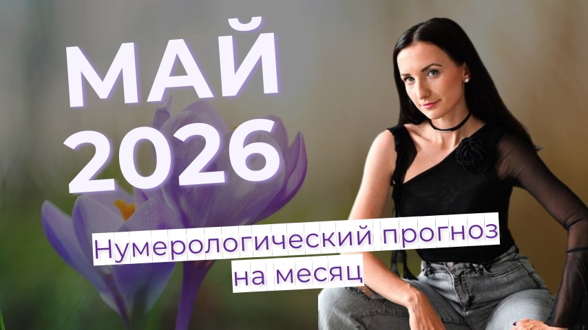 МАЙ 2026: ЭНЕРГИЯ ДОМА И ГАРМОНИИ. Нумерологический прогноз на месяц